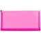 JAM Paper 5'' x 10'' Clear Plastic Pencil Pouch with Zip Closure, 12ct.